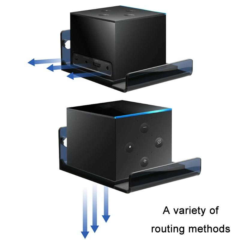 Wall Mount For Amazon Fire Tv - Half-Transparent Tea Black-1964932182984232963