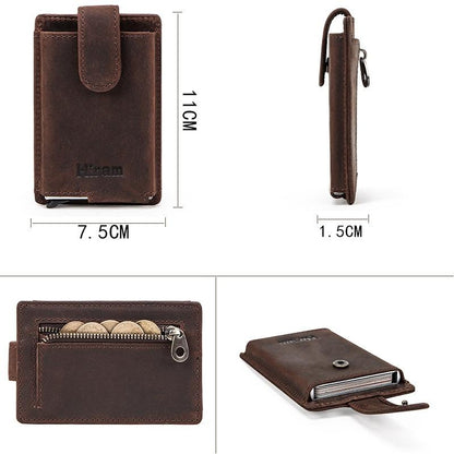 Secure Business Card Holder - Coffee Rfid Protection-1915196812080320514