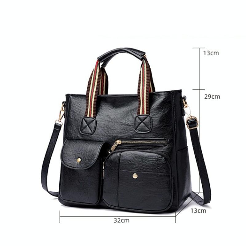 Yellow Middle-Aged Mother Bag With Multi-Pocket Capacity-1964932230149181442
