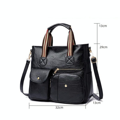 Yellow Middle-Aged Mother Bag With Multi-Pocket Capacity-1964932230149181442