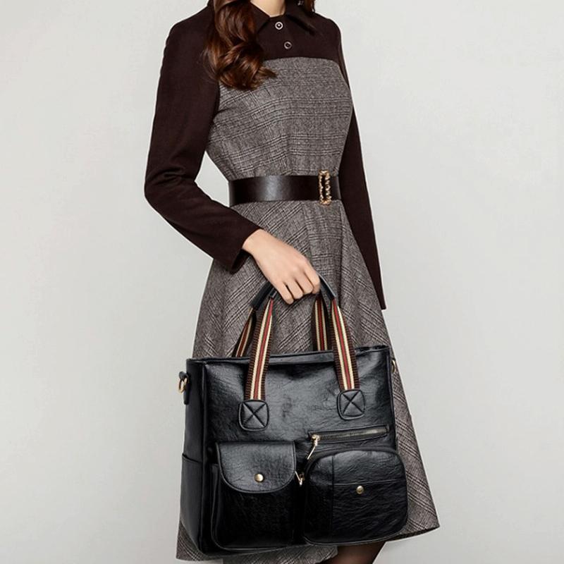 Yellow Middle-Aged Mother Bag With Multi-Pocket Capacity-1964932230149181445