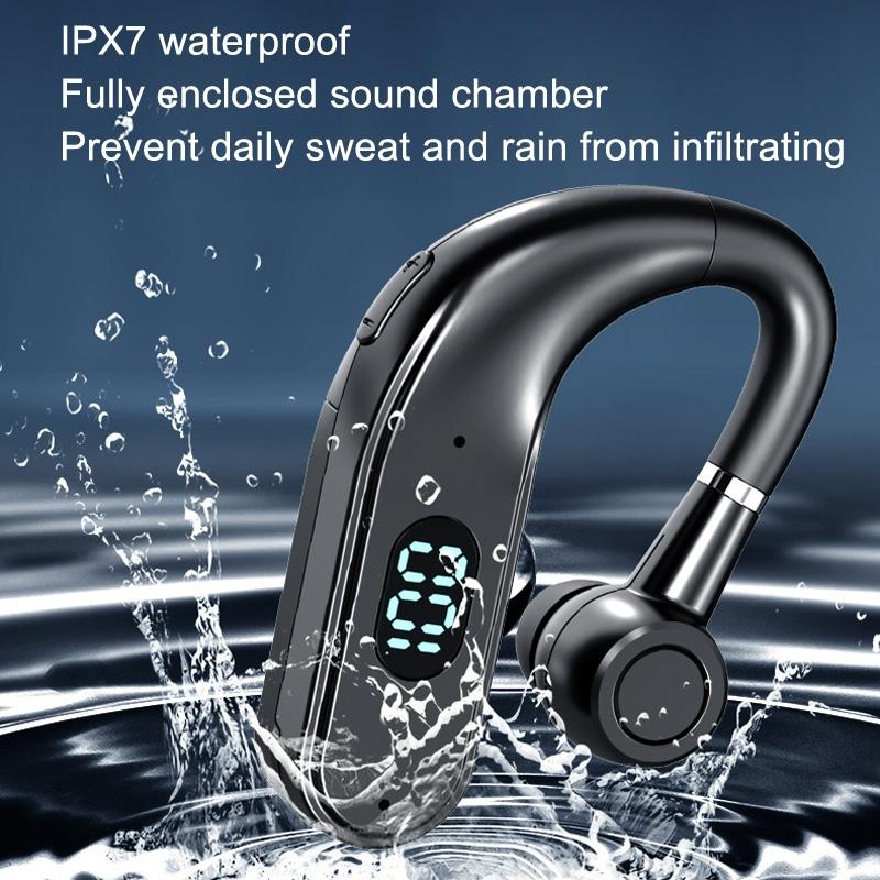 X5 Standard Bluetooth Hanging Ear Sports Headset With Digital Display-1915196936311410692