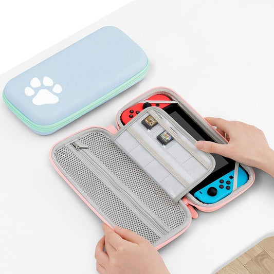 Switch Console Storage Bag With Cat Paw Design-1915198103602991105