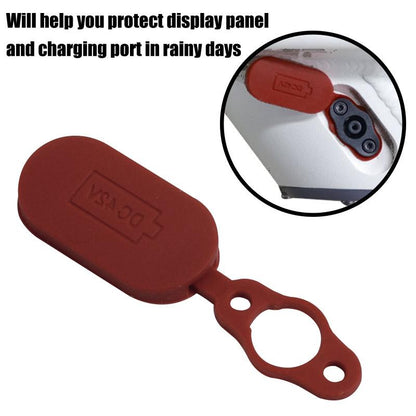Universal 5-In-1 Silicone Port Cover For Xiaomi M365 Scooter-1964932345773559811