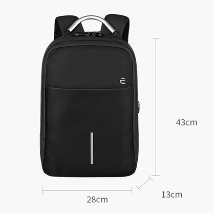 13-15.6 Inch Anti-Theft Laptop Backpack In Mysterious Black-1915196902975082502