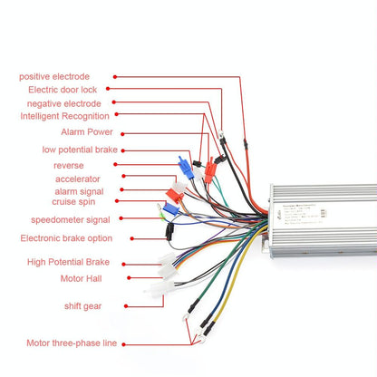 Universal 1200W Dual Mode Electric Bike Controller-1964932250705465349