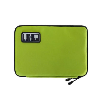 Portable Multifunctional U Disk Storage Bag For Mobile Phone Accessories - Green-1915197964708614144