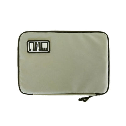 Portable Multifunctional U Disk Storage Bag For Mobile Phone Accessories - Grey-1964932291679621120