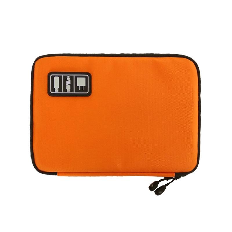 Portable Multifunctional U Disk Storage Bag For Mobile Phone Accessories - Orange-1964932254186737664