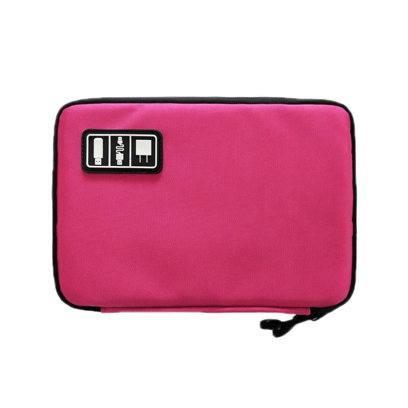 Portable Multifunctional U Disk Storage Bag For Mobile Phone Accessories - Red-1915197166629031936