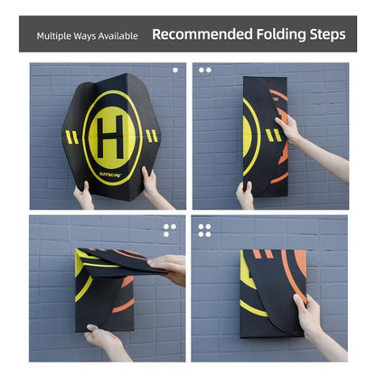 Foldable Leather Helipad For Drones - 55 X 50Cm-1964932268543840260