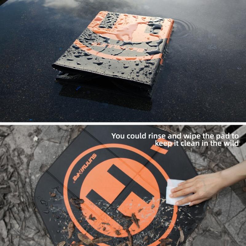 Foldable Leather Helipad For Drones - 55 X 50Cm-1964932268543840261