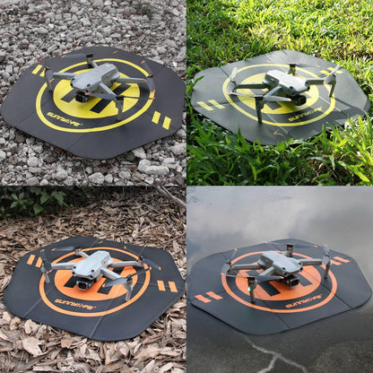 Foldable Leather Helipad For Drones - 55 X 50Cm-1964932268543840262