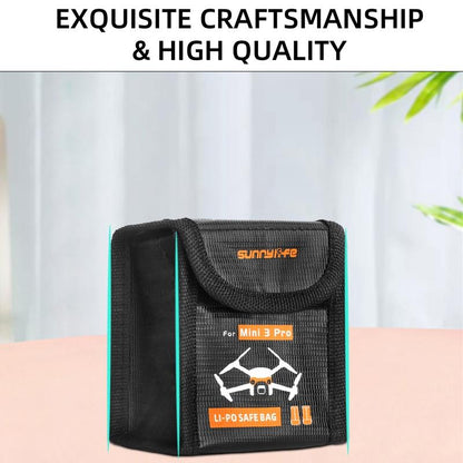 Explosion Proof Battery Bag For Dji Mini 3 Pro - Holds 3 Batteries-1964932318426697734