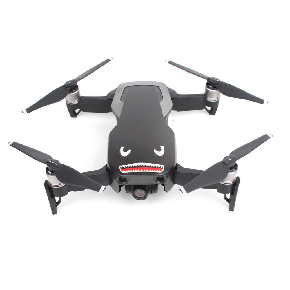 Drone Shark Emoji Body And Battery Sticker Set - 3 Pieces-1915196903868469252