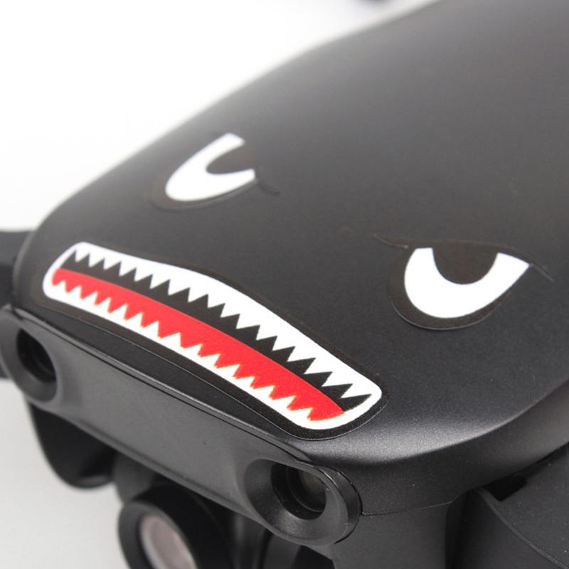 Drone Shark Emoji Body And Battery Sticker Set - 3 Pieces-1915196903868469253