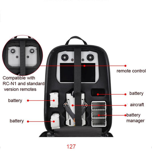 Compact Waterproof Hard Shell Backpack For Dji Mini 3 Pro - Size 127-1964932161157074945