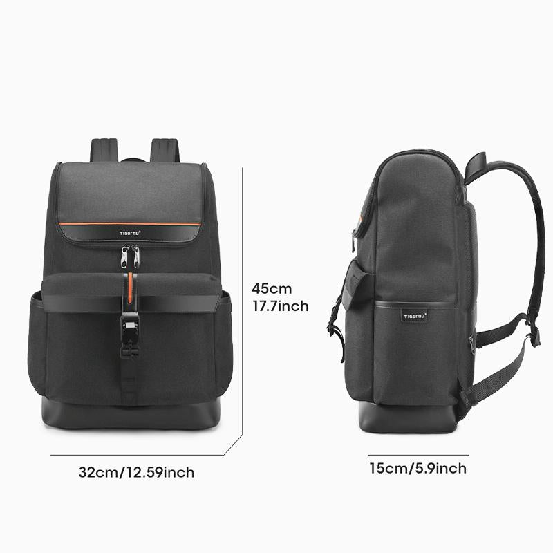 Men Simple Laptop Backpack - Compact & Stylish-1915196813695127553