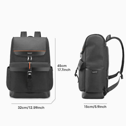 Men Simple Laptop Backpack - Compact & Stylish-1915196813695127553