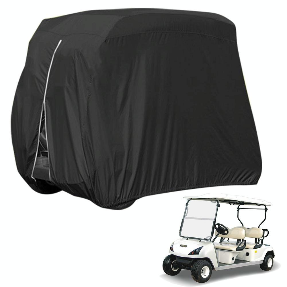 Waterproof Golf Cart Cover - 275 X 122 X 168 Cm - Black-1969996408769613824