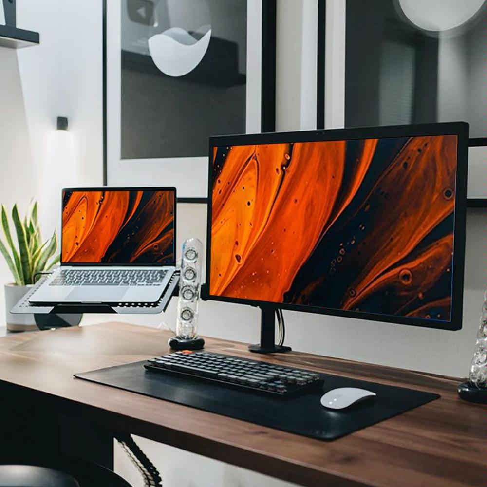 Rotatable Dual Screen Laptop Stand For Desktop-1964932310344273921