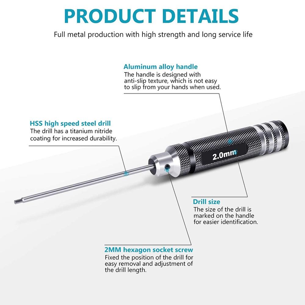Drone Repair & Disassembly Tool - Inner Hex T6 / T9 Screwdriver-1915196854652506115
