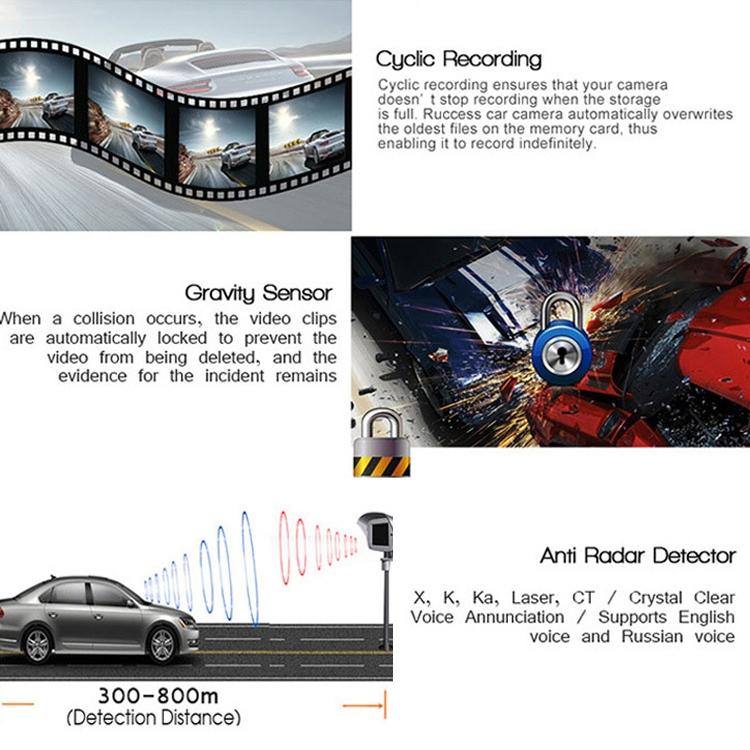 2-In-1 Electronic Dog Driving Recorder With Radar Warning-1915197665935757317
