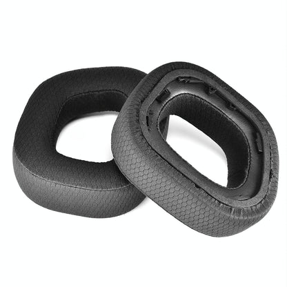 Pair Of Plush Earmuffs For Corsair Hs80 Rgb Headphones - Leather & Velvet-1915198089271054340