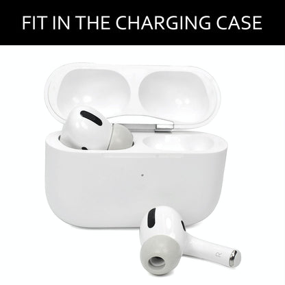 2-Pack Memory Foam Ear Caps For Tws Airpods Pro - Medium Gray-1915197625511055364