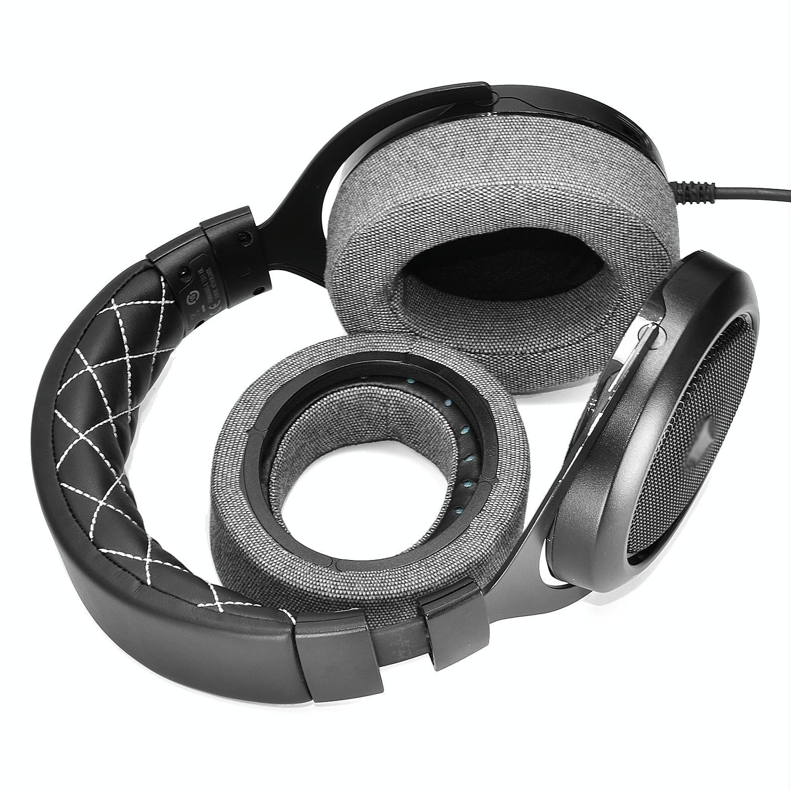 2-Pack Grey Linen Earpads For Corsair Pro Headsets-1915196920746348547