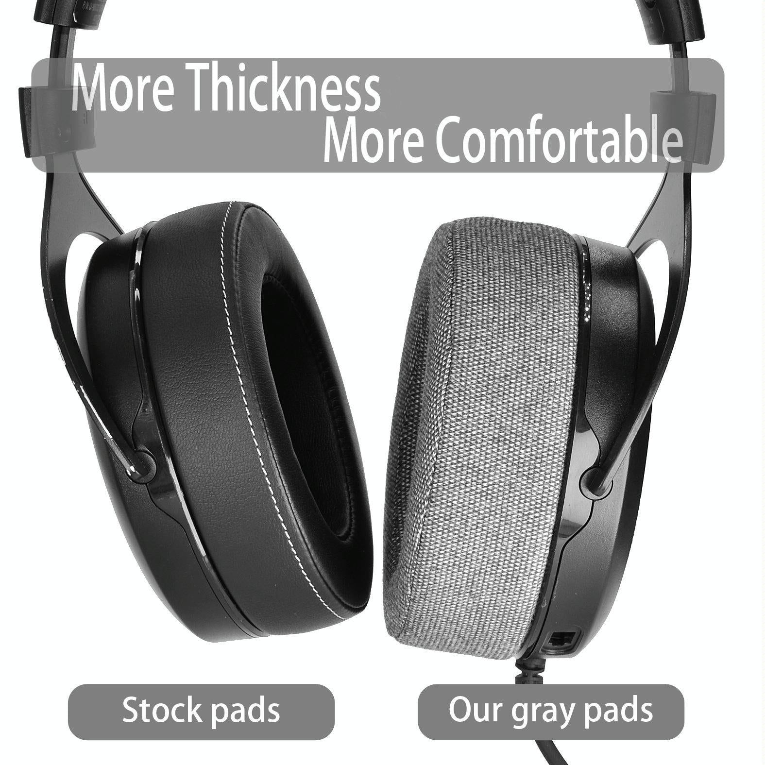 2-Pack Grey Linen Earpads For Corsair Pro Headsets-1915196920746348549