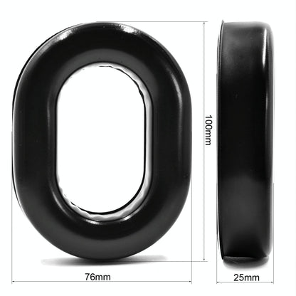 2-Pack Foam Headphone Covers For David Clark H10 - Black Gel-1964932186398396418