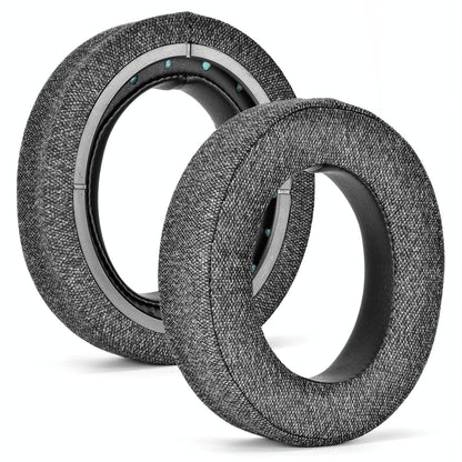 2-Pack Earpads For Corsair Hs Pro Series - Gray Linen & Leather-1915196942636421126
