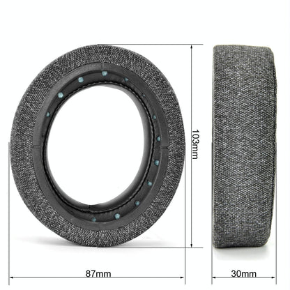 2-Pack Earpads For Corsair Hs Pro Series - Gray Linen & Leather-1915196942636421122