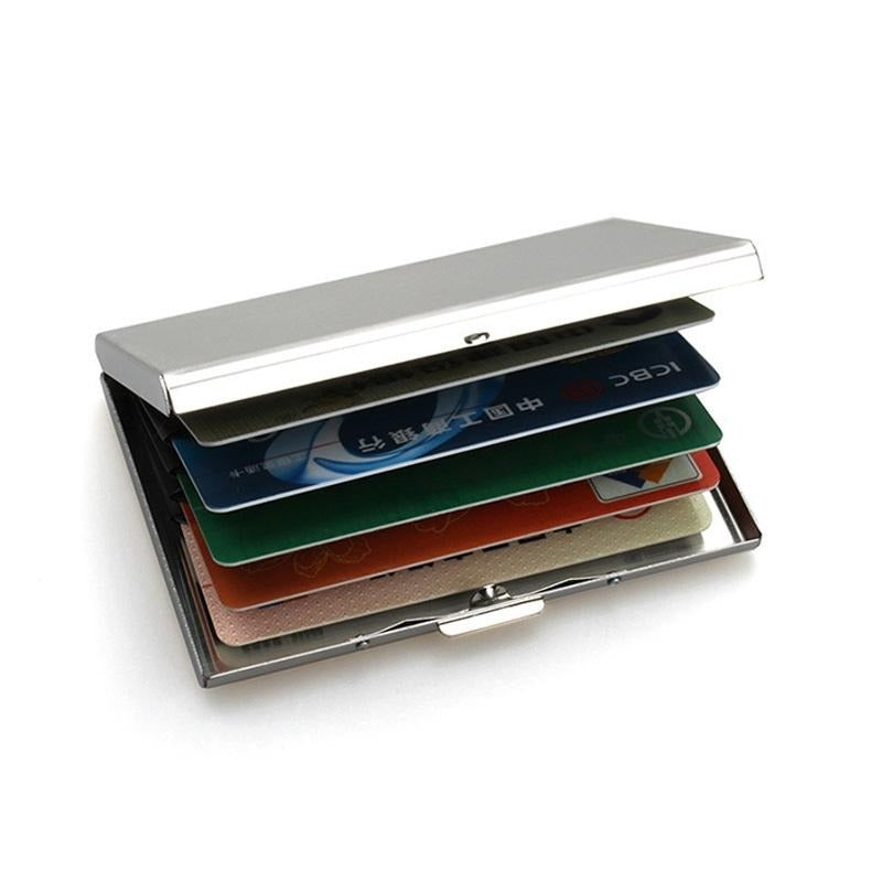 Anti-Degaussing Stainless Steel Card Box-1915196910885539840