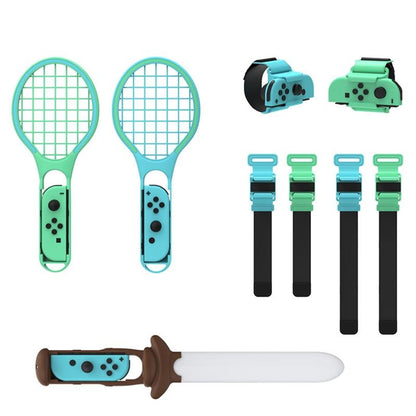 7-In-1 Sports Set For Nintendo Switch Lightsaber Leg Strap Tennis Racket Wrist Strap-1915197586340450304
