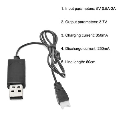 10-Pack Usb Charging Cable For Drone - 3.7V 350Mah Air-To-Air Plug No Protection-1915196866404945924
