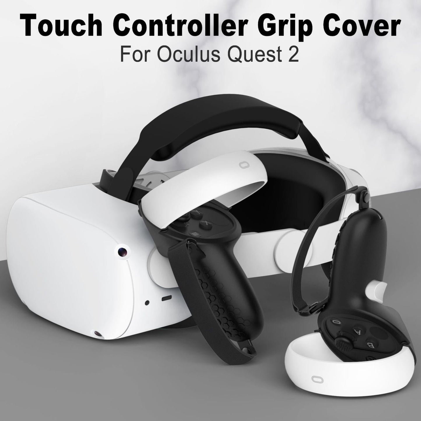 Protective Silicone Cover For Oculus Quest 2 - Anti Collision-1964932168727793666
