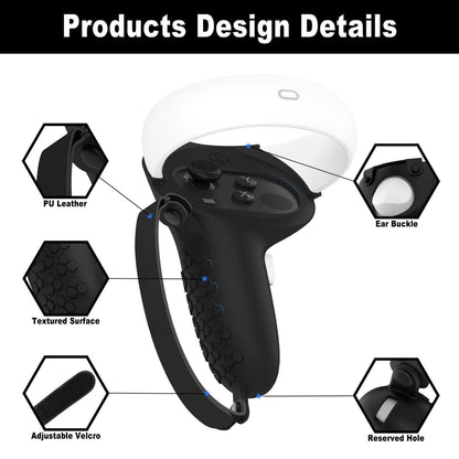 Protective Silicone Cover For Oculus Quest 2 - Anti Collision-1964932168731987968