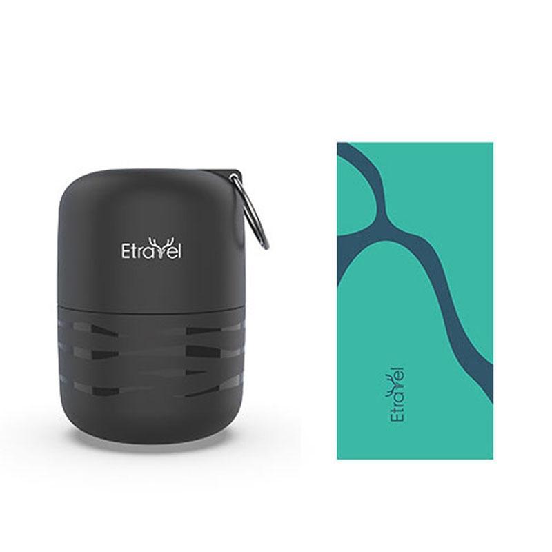 Double-Sided Fleece Bath Towel - Quick-Drying Small Black-1915198281760247808