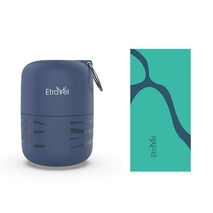 Double-Sided Fleece Bath Towel - Quick-Drying Small Navy-1915197963089612800