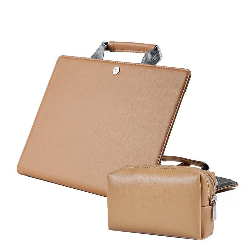15.4 Inch Laptop Bag & Power Bag - Protective Tote For Macbook Pro In Khaki-1915197035733192710