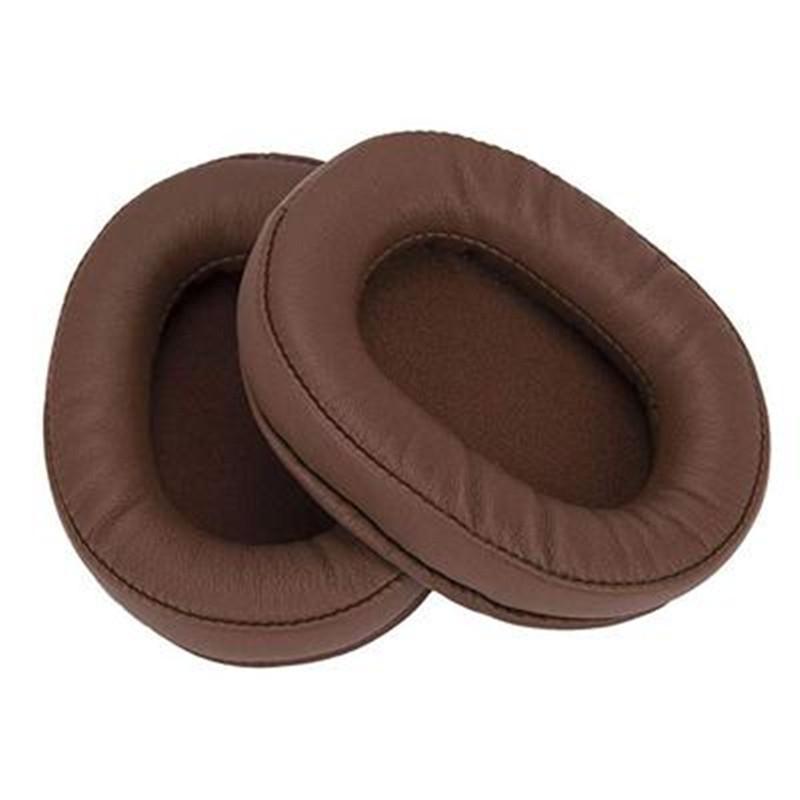 2-Pack Headset Earmuffs For Sony Mdr-7506 / V6 / 900St - Brown Stitching-1964932292887580672