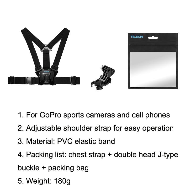 Sports Camera Chest Strap For Gopro / Action Riding Skiing Accessories-1915197758797647876