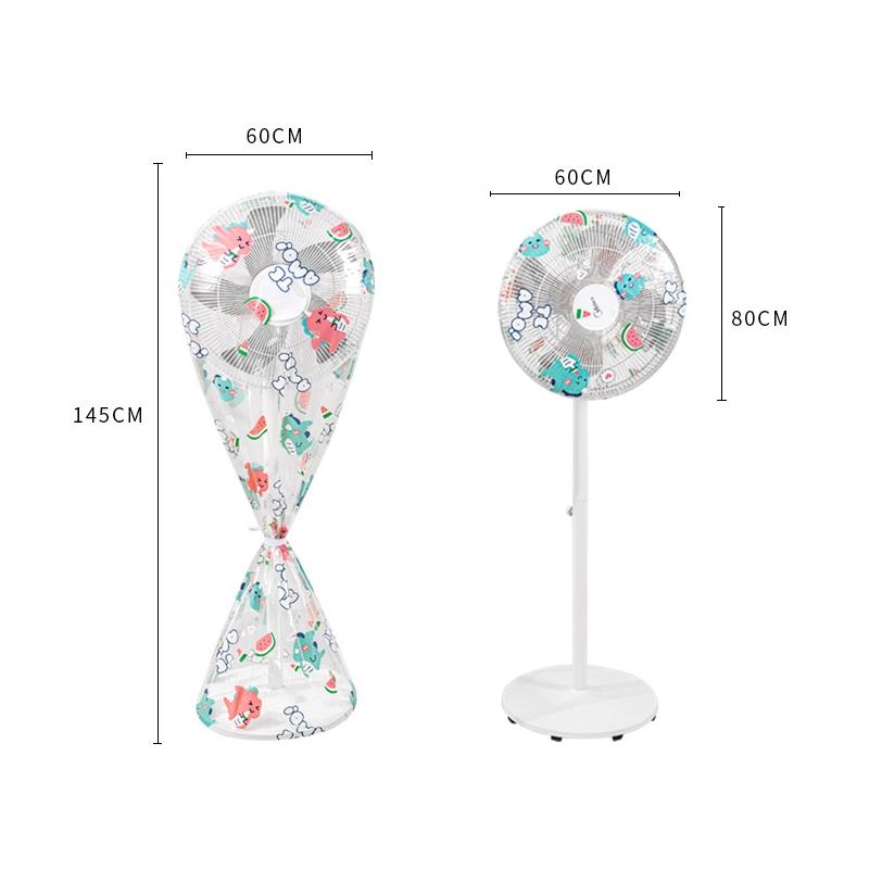 Waterproof Dustproof Fan Cover - Set Of 3 - Sunflower Design-1915198152969949185