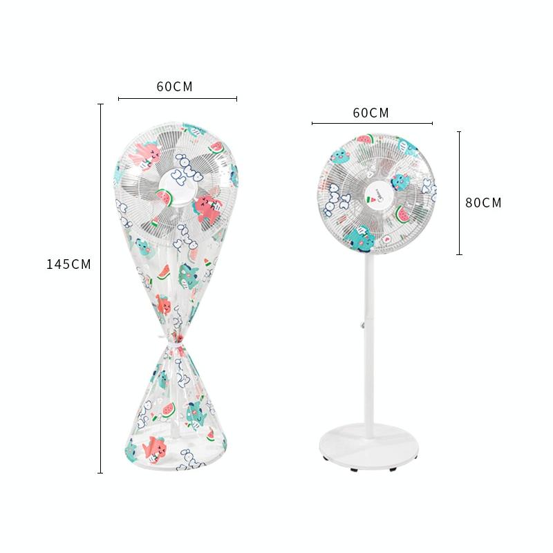 Waterproof Dustproof Fan Cover - Little Dinosaur Design-1915197996174282753