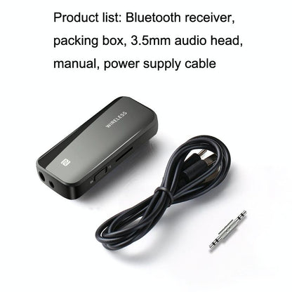 2-In-1 Bluetooth 5.1 Receiver With Nfc For Car Aux-1915198436861415426