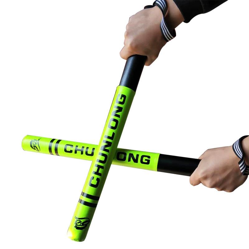 Fluorescent Yellow Short Foam Stick For Boxing And Sanda Training-1915197181887909892
