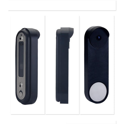 Black Silicone Doorbell Cover For Google Nest Hello Battery-1915196869756194819