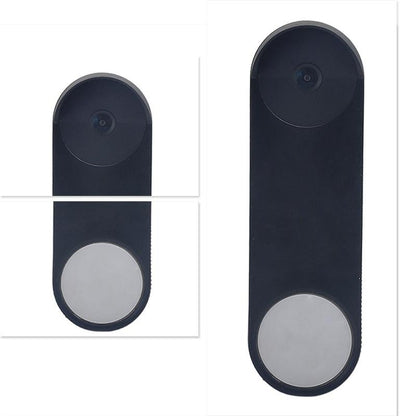 Black Silicone Doorbell Cover For Google Nest Hello Battery-1915196869756194820